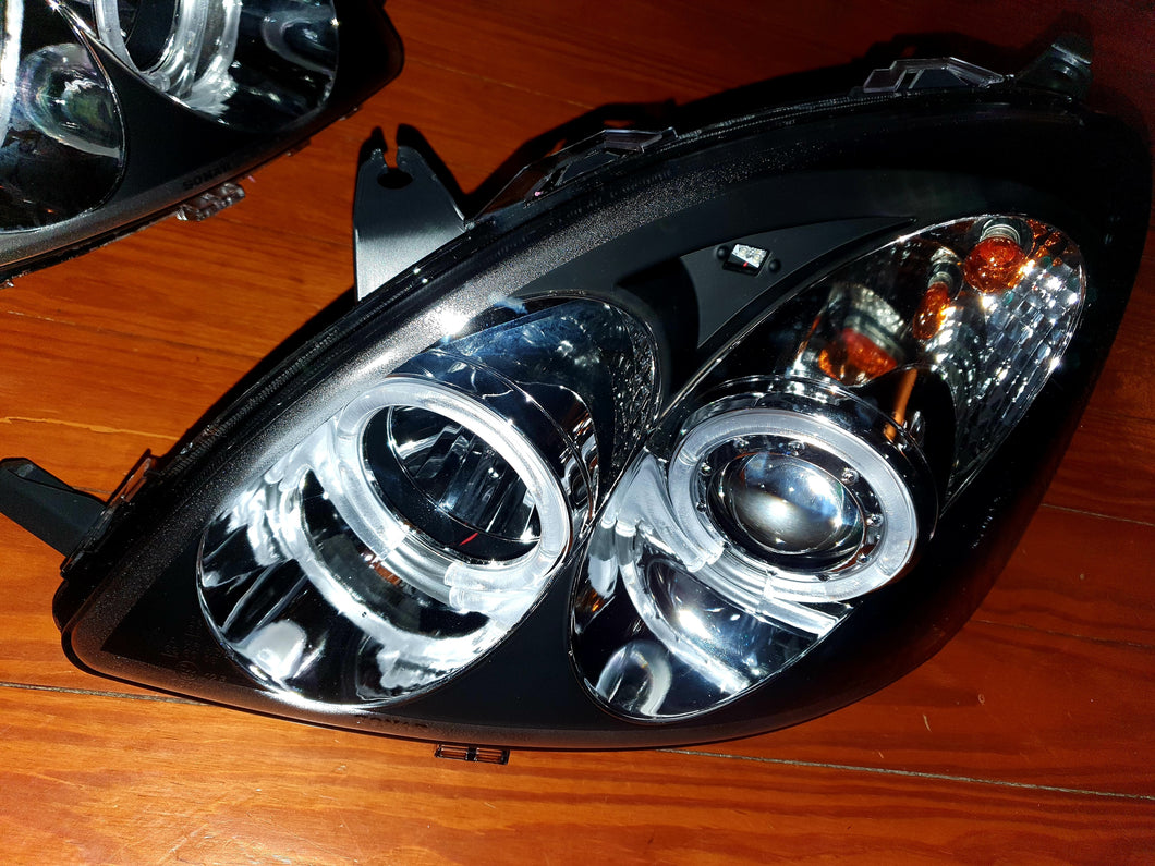1999 - 2004 Toyota Yaris Angel Eye Headlights (Special Order Yours)
